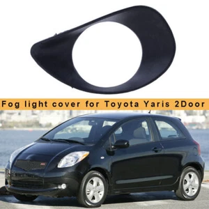 Right Fog Light Garnish Cover Black for Toyota Yaris 06-10 Hatchback 2DR 3DR - Bild 1 von 6