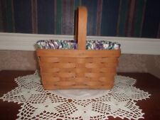 Longaberger 1990 Candle Basket Set - Woven Traditions Plaid