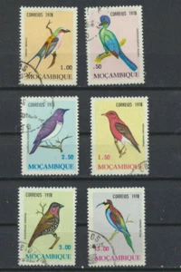 BIRDS Mozambique 1978 Juego de seis Scott #585 - 590 Juego completo cancelado tópico - Imagen 1 de 1