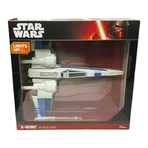 Disney Star Wars 3DLightFX X-Wing 3D Deko LED Wandleuchte weiß/blau Alter 13+ - Bild 1 von 8