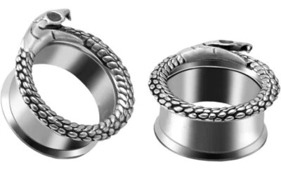 Ear Tunnels Flash Tunnel HuaCan  Snake 🐍 Style 6mm Only — 第 1/4 张图片
