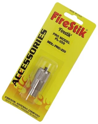 Firestik PRO-259 Pro Model PL-259 Male CB HAM Radio Coax Cable Connector - Image 1 of 4
