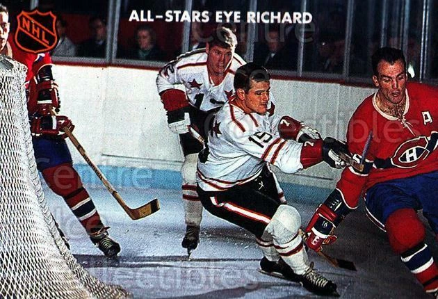 1995 Parkhurst 66-67 #133 Rod Gilbert, Vic Hadfield, Henri Richard - Image 1 of 1