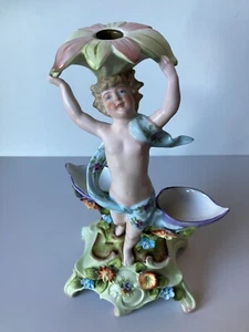 Alemán, Seatendorf, continental, palo de vela querubín, S/d 10 pulgadas de alto - Imagen 1 de 10