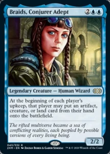 1x BRAIDS, CONJURER ADEPT - Human - Masters - MTG - NM - Magic the Gathering - Picture 1 of 1
