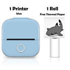Mini Pocket Thermal Printer Bluetooth Photos Label Printing 3-18 Rolls Paper 6