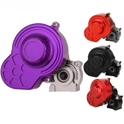 Caja de cambios de aleación de engranajes para SCX10 SCX10 II 90047 1/10 RC coche sobre orugas púrpura actualización Foto 1 de 4