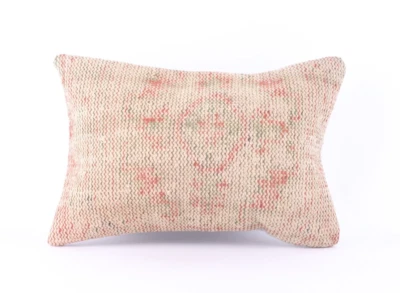 Rug Design Pillow Cover,Turkish Anatolian Design Cushion Case,Decorative Pillow - Image 1 of 4