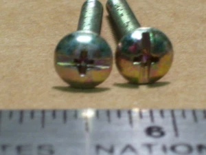 100 PCS CABINET DRAW PULL HANDLE KNOB SCREWS 8 X 1-1/4" PHILLIPS/SLOT HEAD  0112 - Picture 1 of 4