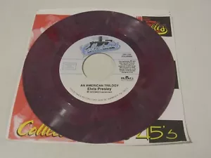 Elvis Presley 45 An American Trilogy Colored Vinyl - Foto 1 di 2