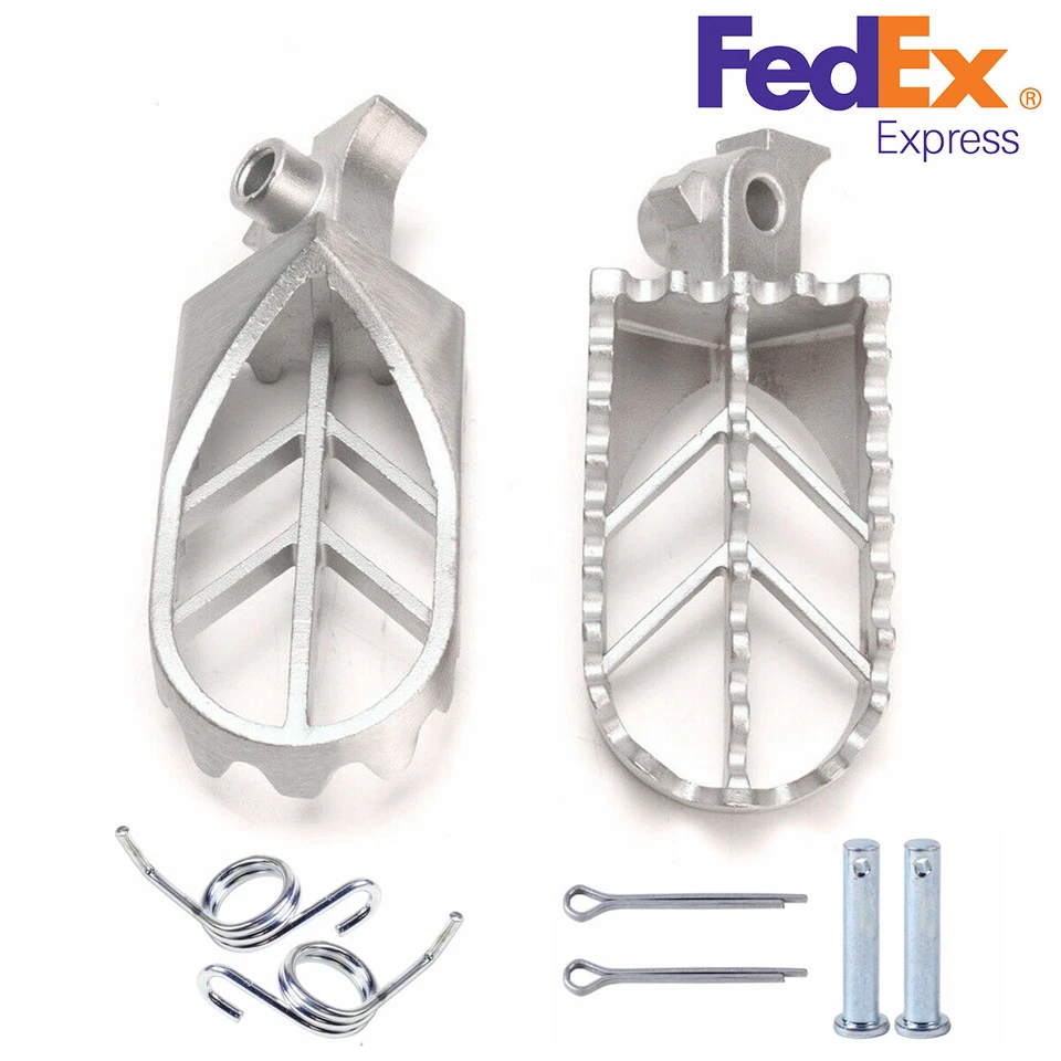 Reposapiés delantero de acero inoxidable para motocicleta Honda Kawasaki Yamaha EE. UU. Foto 1 de 4