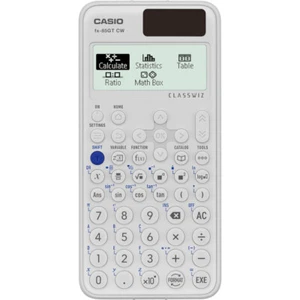 CASIO CLASSWIZ GCSE SCIENTIFIC CALCULATOR DUAL POWERED - WHITE - FX85GTCW-WE - Picture 1 of 4