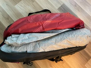 Adventuridge 3 Pers Iglu Doppeldachzelt rot/grau - Bild 1 von 2