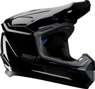 Casco Thor Youth Fleet Blackout - Motocross Moto Offroad Juvenil Foto 1 de 3