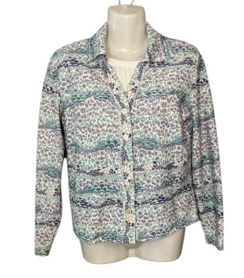 Blazer chamarra vintage mallani mezcla de lana virgen floral talla 6 europeo 42 Foto 1 de 4