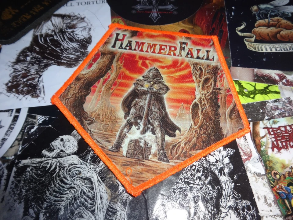 Hamerfall Patch Kutte Shield Aufnäher Power Metal Helloween Blind Guardian Ratt - Bild 1 von 1