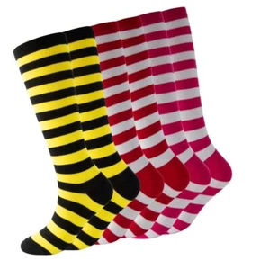 Knee High Socks for Kids Stripes Girls Cotton Calf Athletic Tube Socks SOCKS ... - Picture 1 of 8