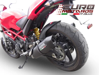 Ducati Monster 620 2003-2006 GPR Furore Nero Terminali Scarico Omologato Exhaust Foto 1 de 4