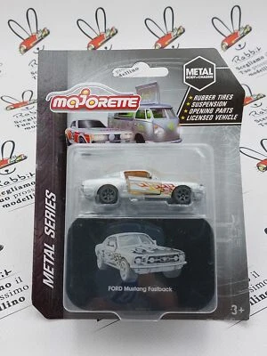 DIE CAST " FORD MUSTANG FASTBACK " METAL SERIES MAJORETTE - Immagine 1 di 2