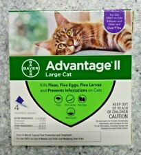 New listing
Genuine Bayer Advantage Ii Flea Control For Cats Over 9 Lbs - New 4 Pack