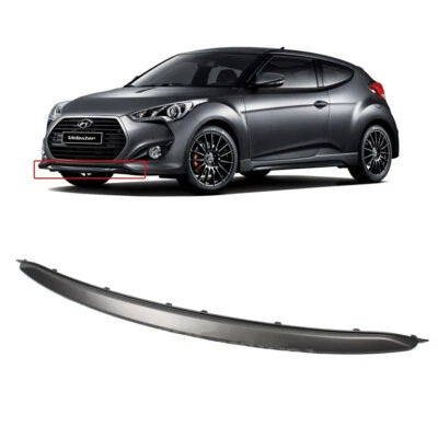 865802V500 Front Bumper Lip Lower Unpainted for Hyundai Veloster Turbo 2013-2017 - Image 1 of 2