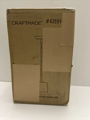 Craftmade 43591-ABZ Clarendon 1 Light Mini Pendant in Aged Bronze - Image 1 of 4