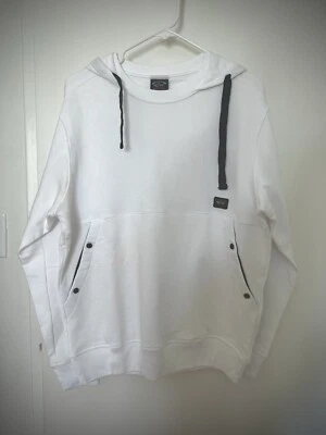 Sudadera con Capucha Paul and Shark Algodón Blanco Talla M Foto 1 de 4