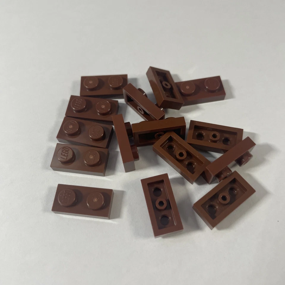 15x Lego® Classic City Platte 1 x 2 3023 Reddish Brown Basis Neu New - Bild 1 von 1