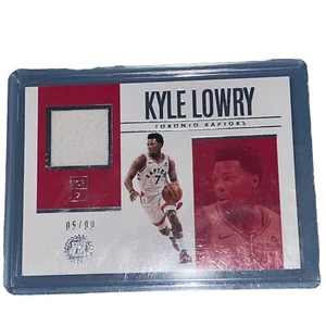 Kyle Lowry Worn Material Patch /99 Card 2018-19 Panini Encased - Picture 1 of 3