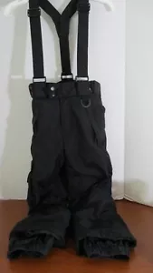 SPORT ESSENTIALS ~ schwarzes LÄTZCHEN INSGESAMT SKI / SNOWBOARD / SCHNEEHOSE ~ Jugend 6 - Bild 1 von 6