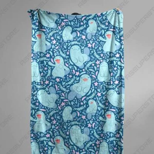 Quagsire Fleece Blanket Quagsire Ground Anime Blanket Gift - Picture 1 of 4