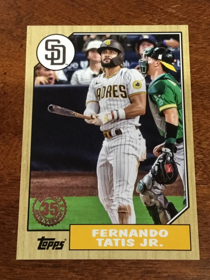 2022 TOPPS YOU PICK 1987 35TH ANNIVERSARY INSERTS TATIS JR GUERRERO JR TROUT - Image 1 of 1