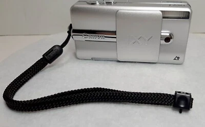CANON IXY i Compact film camera IX240 fully automatic lens shutter color silver - Image 1 of 4