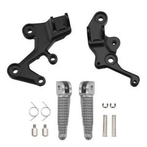 Driver Front Foot Pegs Bracket Fits Kawasaki Ninja 400/500 Z400 Z500 2018-2023 - Picture 1 of 5