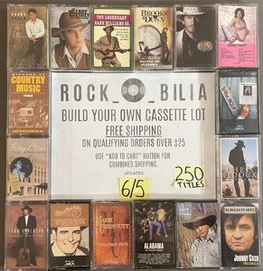 $1 & UP COUNTRY BUY $25 GET FREE SHIPPING CASSETTE BUILD YOUR LOT GEORGE STRAIT - Picture 1 of 289