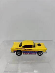 Vintage Hot Wheels 1978 Yellow 1957 57 Chevy Chevrolet BW Black Window - Picture 1 of 12