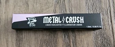 ¡NUEVO! Iluminador líquido Kat Von D Metal Crush RoseShock tamaño completo 1,8 ml/0,06 oz Foto 1 de 4