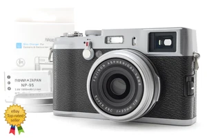 [MINT w/charger] Fujifilm FinePix X100 12.3MP Digital Camera Silver From JAPAN - Picture 1 of 9
