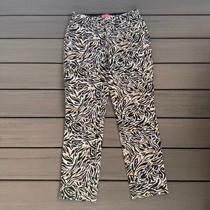 Lilly Pulitzer Damen Kelly Stretch Hose in Can You Zee Me Größe 8 - Bild 1 von 8