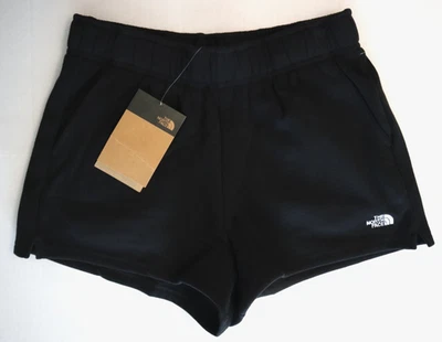 Shorts de lã The North Face feminino tamanho P preto meia cúpula logotipo lounge - Imagem 1 de 4