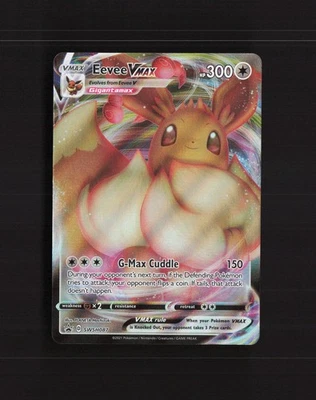 Eevee VMAX SWSH087 Sword & Shield Black Star Promo Holo Pokemon Card NM - Image 1 of 4