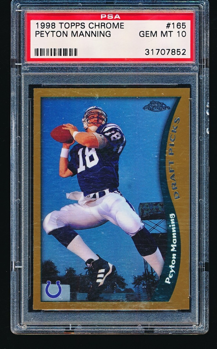 サプライ・アクセサリ・グッズ Peyton Manning Rookie Gold Label, PSA 8 Peyton Manning Rookie Gold Label, PSA 8