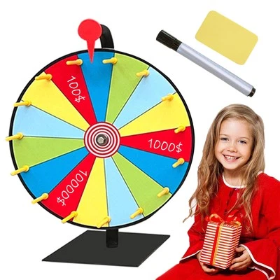Prize Wheel Set 15 Slots Dry Erase Fortune Spinner Spin Wheel for Prizes - image 1 of 4