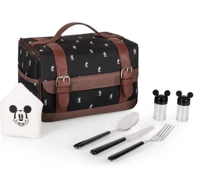 28 унций Disney Mickey Mouse ланч коробка сумка с короткими ручками кулер с посудой и многое другое! - Изображение 1 из 4