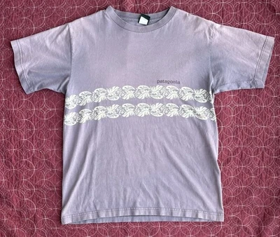 Camisa envolvente Patagonia vintage de los años 90 talla pequeña hecha en EE. UU. púrpura desteñida Foto 1 de 4