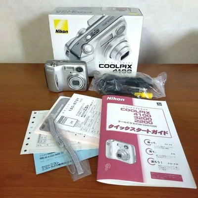 Mehrsprachige "NEAR MINT in Box" Nikon COOLPIX 4100 kompakte Digitalkamera JAPAN - Bild 1 von 4