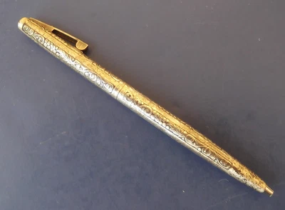 Shaeffer Sterling Silver Click Pen with Scroll Design - image 1 of 4