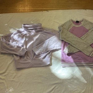 Girls Purple Sweatshirts SIZE XL 14/16 - Picture 1 of 4