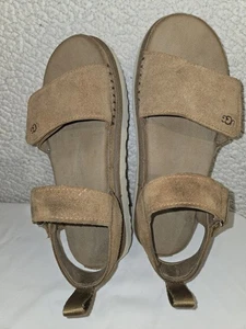Sandalia para mujer UGG Goldenstar en gamuza castaño 1117954 - Imagen 1 de 9