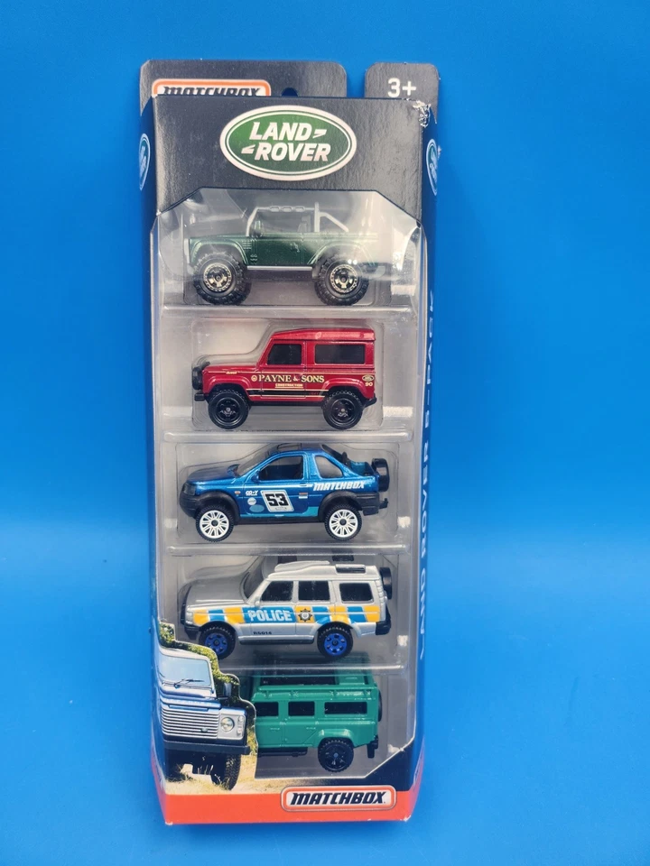 Matchbox Land Rover 5-pack Discovery Defender FREELANDER Dpt10 2016
